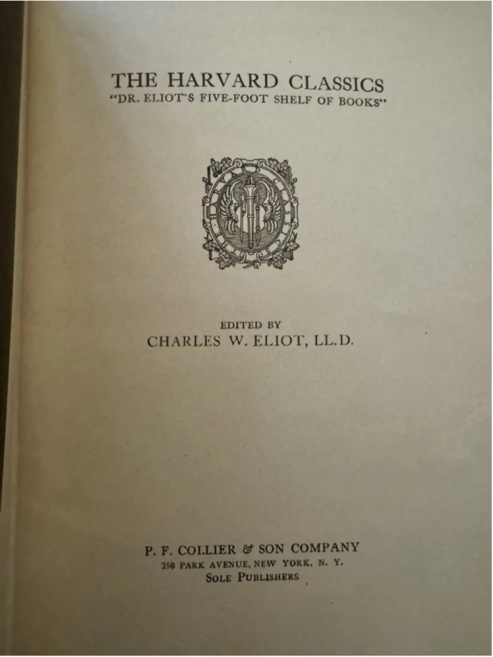 Fifteen Minutes A Day Reading Guide 1926 Book Harvard Classics DR. Charles Eliot